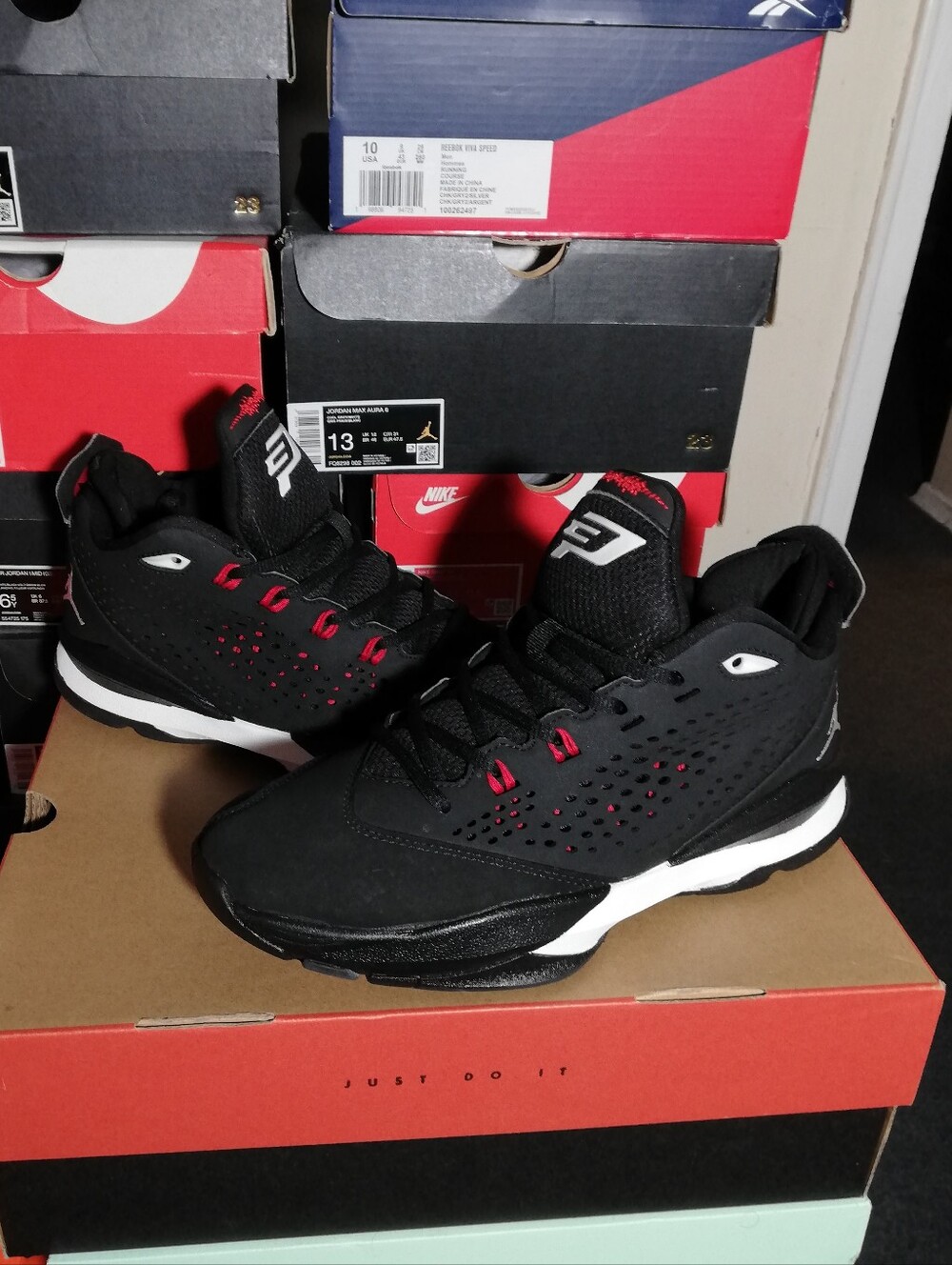 AIR JORDAN CP3.VIII SOFT SUEDE MEN'S US SIZE 11 GOOD CONDITION - Picture 7 of 10